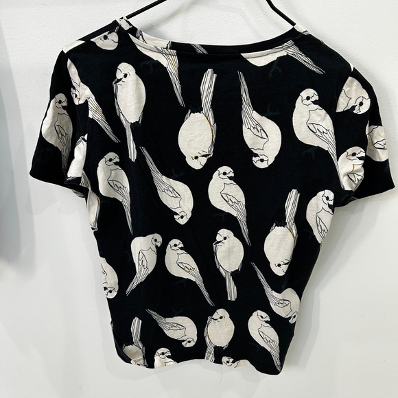 Stine Goya Bird Navy Tee size small - Picture 2 of 4